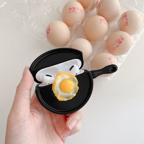 3D Funny Food Streaky Pork Chicken Earphone Cover For Apple AirPods 1&2 Pro Case - Zdjęcie 10 z 30