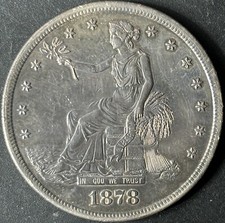 1878-S $1 Trade Dollar - Raw BU - See Pictures
