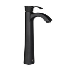 Vigo Vessel Bathroom Faucet and Pop-up Drain - Matte Black