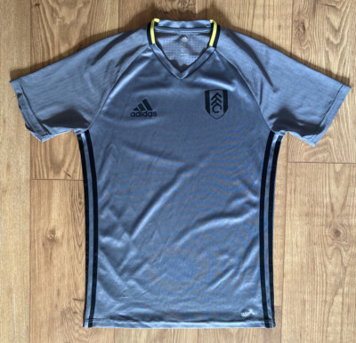 FFC 2016-17 Fulham Football Club grau Trainingsshirt Herren Größe S Small Adidas