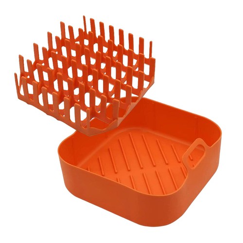 Silicone Bacon Cooker Nonstick Microwave Bacon Rack Tray for Oven, Air Fryer