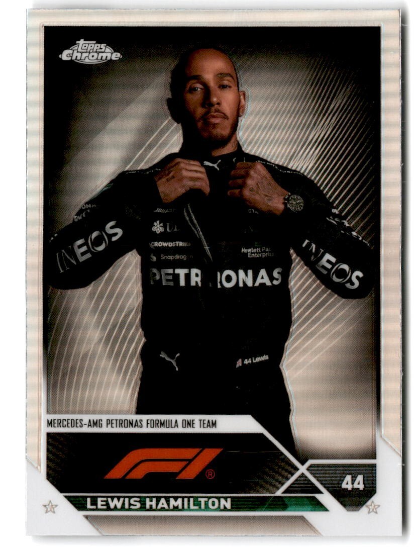 2023 TOPPS CHROME F1 REFRACTOR LEWIS HAMILTON #21 (A)