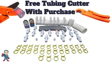 Manifold Hot Tub Spa Part 14 3/4" Outlets with Coupler & Glue Kit Info Video