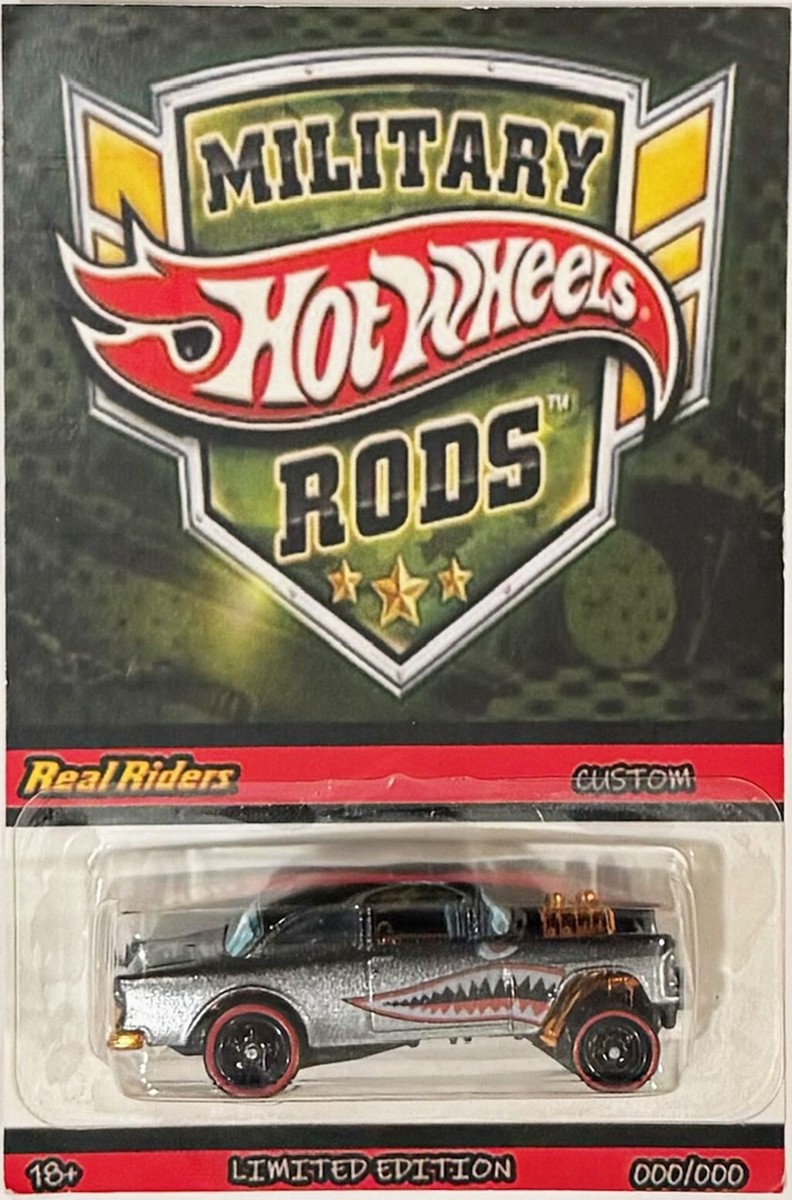 55 Chevy Bel Air Gasser Custom Hot Wheels 2024 Military Rods