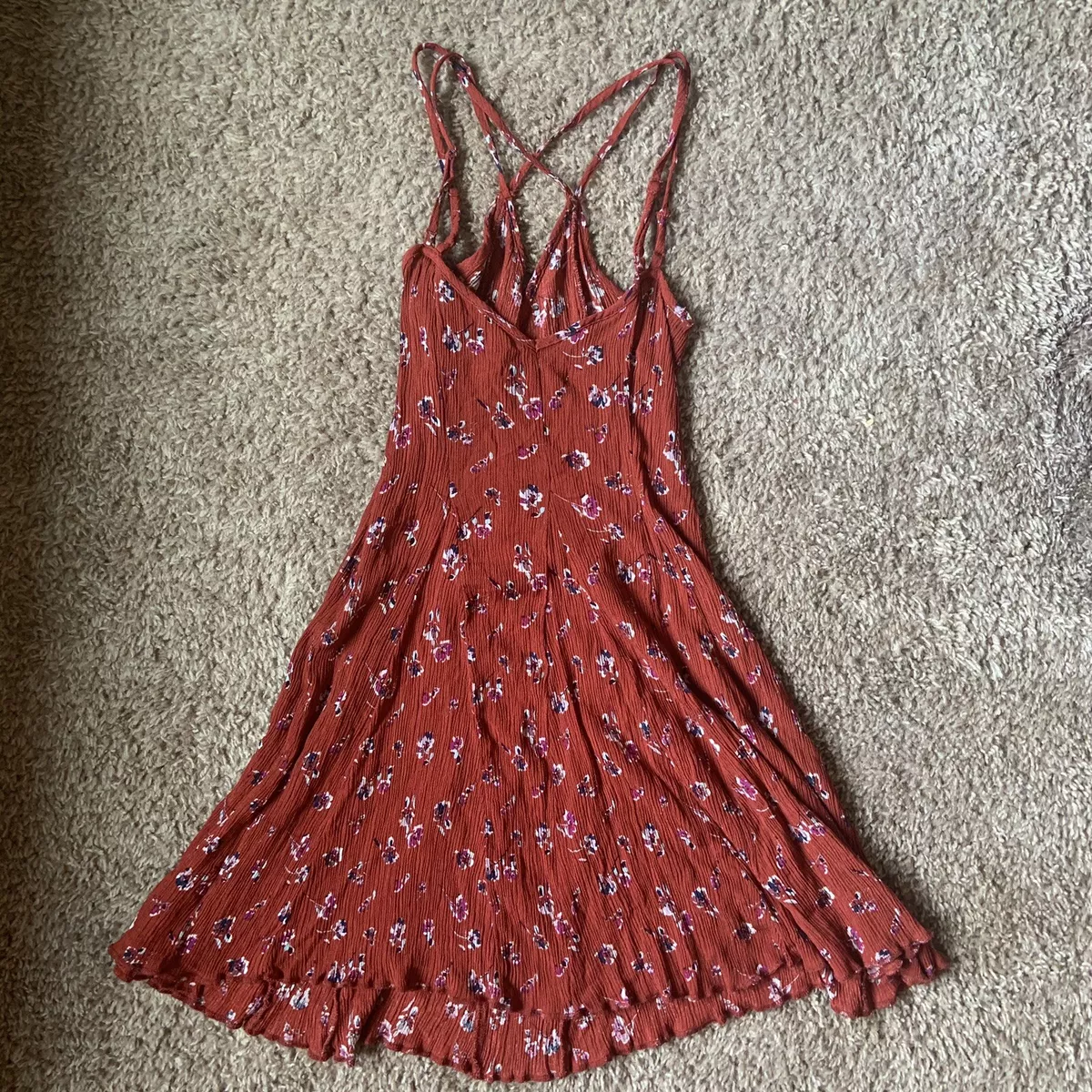 American eagle red hot sale dress
