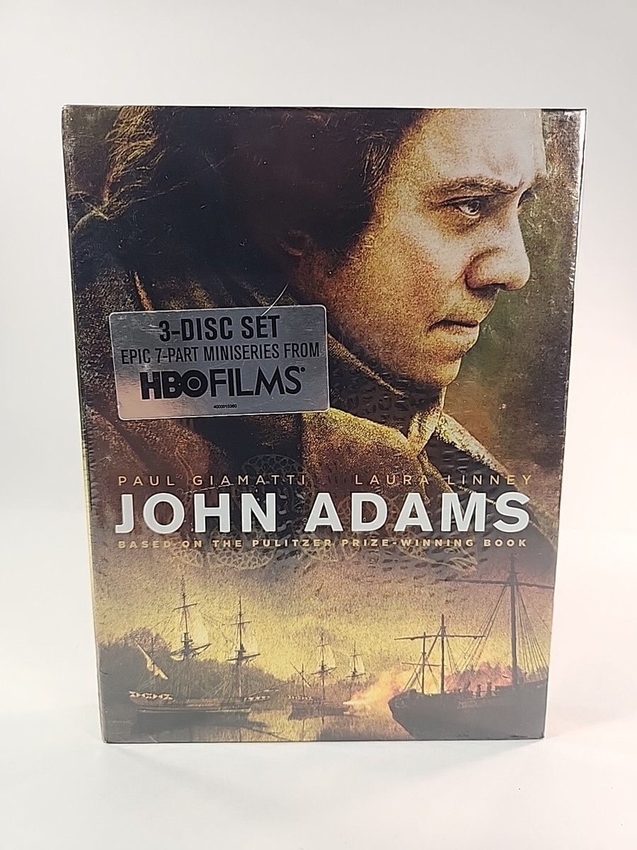 John Adams EPIC 7-PART HBO Miniseries) BRAND NEW 3-DISC DVD SET