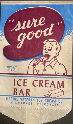 Vintage Mixed Lot of Six Colorful Ice Cream Bags, Bordens Daisy, Sunny "NOS" (A) - Picture 8 of 8