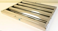 Serv-Ware 25x20x2 Stainless Steel Hood Grease Commercial Exhaust Filter Baffle 