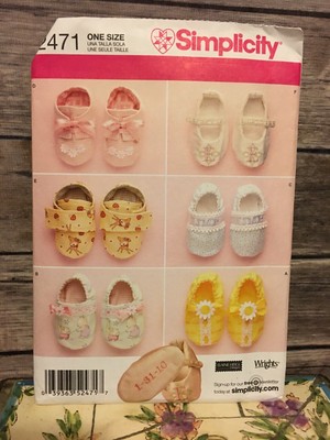 size one baby shoes