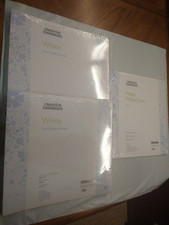 Creative Memories 2008 lot 2 pkgs white 12x12 pages  1 pkg page protectors