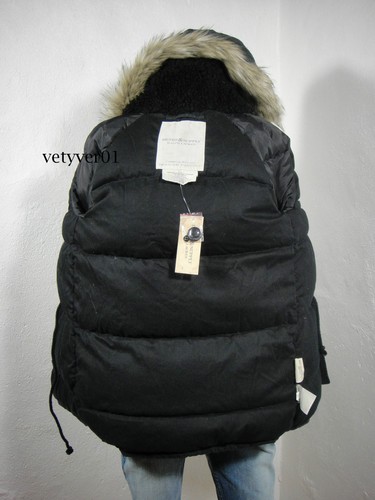 RALPH LAUREN D&S Women's Military Snorkel Down Jacket American Flag Black sz XS - Picture 6 of 6