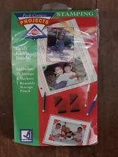 Vintage Rubber Stampede Posh Corners Project Stamp Kit New