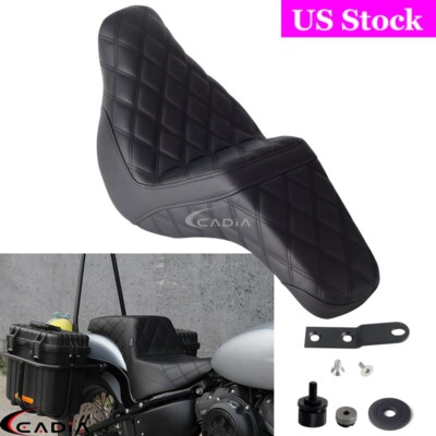 For Harley Softail Low Rider FXLRST FXLRS FLSB 2018-2024 Club Style Step-Up Seat