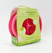 Green Sprouts, Learning Bowl Made From Silicone-Pink