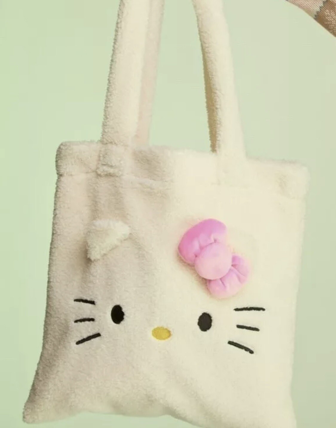 Hello Kitty & Friends Faux Shearling Tote Bag