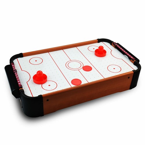 Table Top Air Hockey Battery Operated Pushers Pucks Family Xmas Game