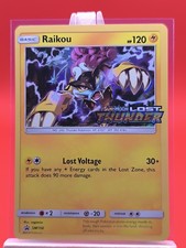 Raikou SM150 Lost Thunder Holo Rare Prerelease Promo Pokemon Card on eBay