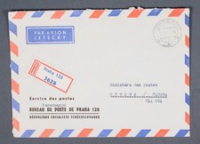MayfairStamps Czechoslovakia 1971 Prague Registered to Ottawa Canada Air Mail Co