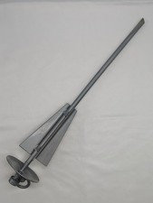 Dog Tie Out Stake With Fins For Hard Ground 20 Inch Up To 150 Lbs.
