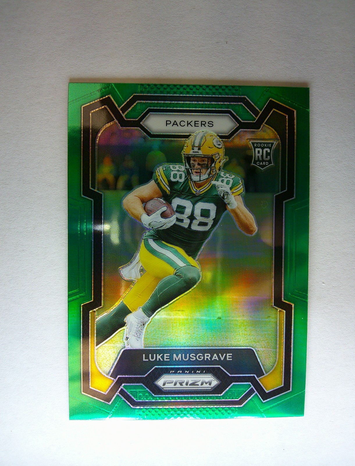 2023 Panini Prizm - Rookies Luke Musgrave #337 Green Prizm (RC) - MINT