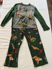 Kids Boy Teenage Mutant Ninja Turtles Long Sleeve Pajama Set Size 8
