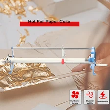 1" Core Hot Foil Paper Cutter Manual Slitter Hot Stamping Hand Cutting Machine