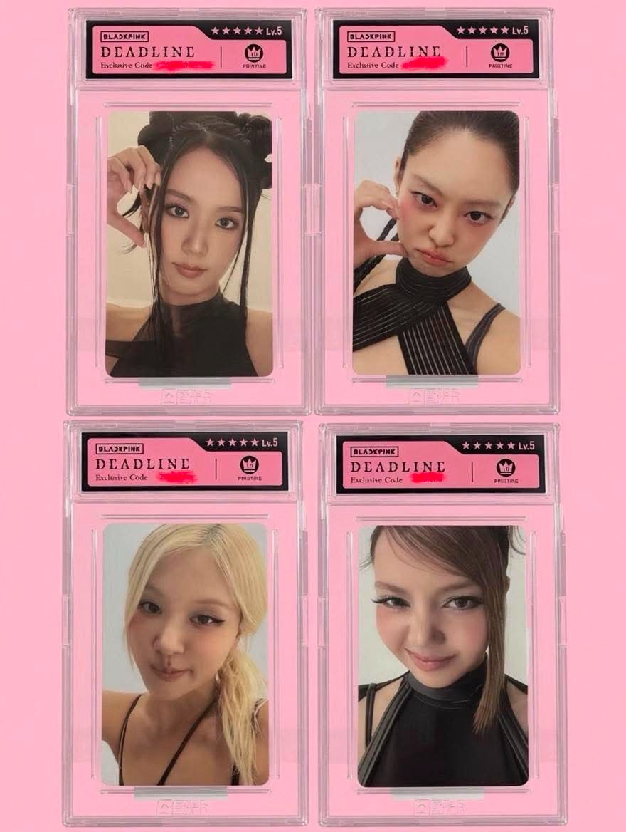 BLACKPINK OFFICIAL DEADLINE ALBUM QQ MUSIC FIVE STAR PHOTOCARD | eBay