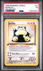 1999 POKEMON JUNGLE 1ST EDITION #27 SNORLAX PSA 1