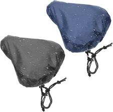 2 Pack Waterproof Bike Seat Covers, Universal Rain & Dust Saddle Protector