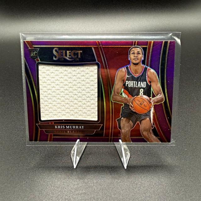 Panini Select Kris Murray Jumbo Rookie Swatches Purple Prizm /99 #RJS-MU