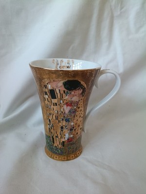 Gustav Klimt Der Kuss Becher - Goebel Artis Orbis Tall Tapered Mug sehr guter Zustand
