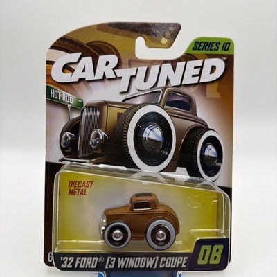 Car Tuned Series 10 Hot Rod Way  32 Ford (3 Window) Coupe #08 Brown Cartuned