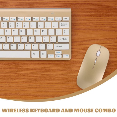 Wireless Keyboard and Mouse Set Silent Small Woreless for Computer - Afbeelding 2 van 12