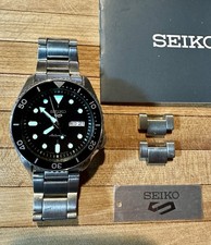 Seiko 5 Sport Automatic Men’s Dive Watch - SRPD55 - Black Dial - Stainless Steel
