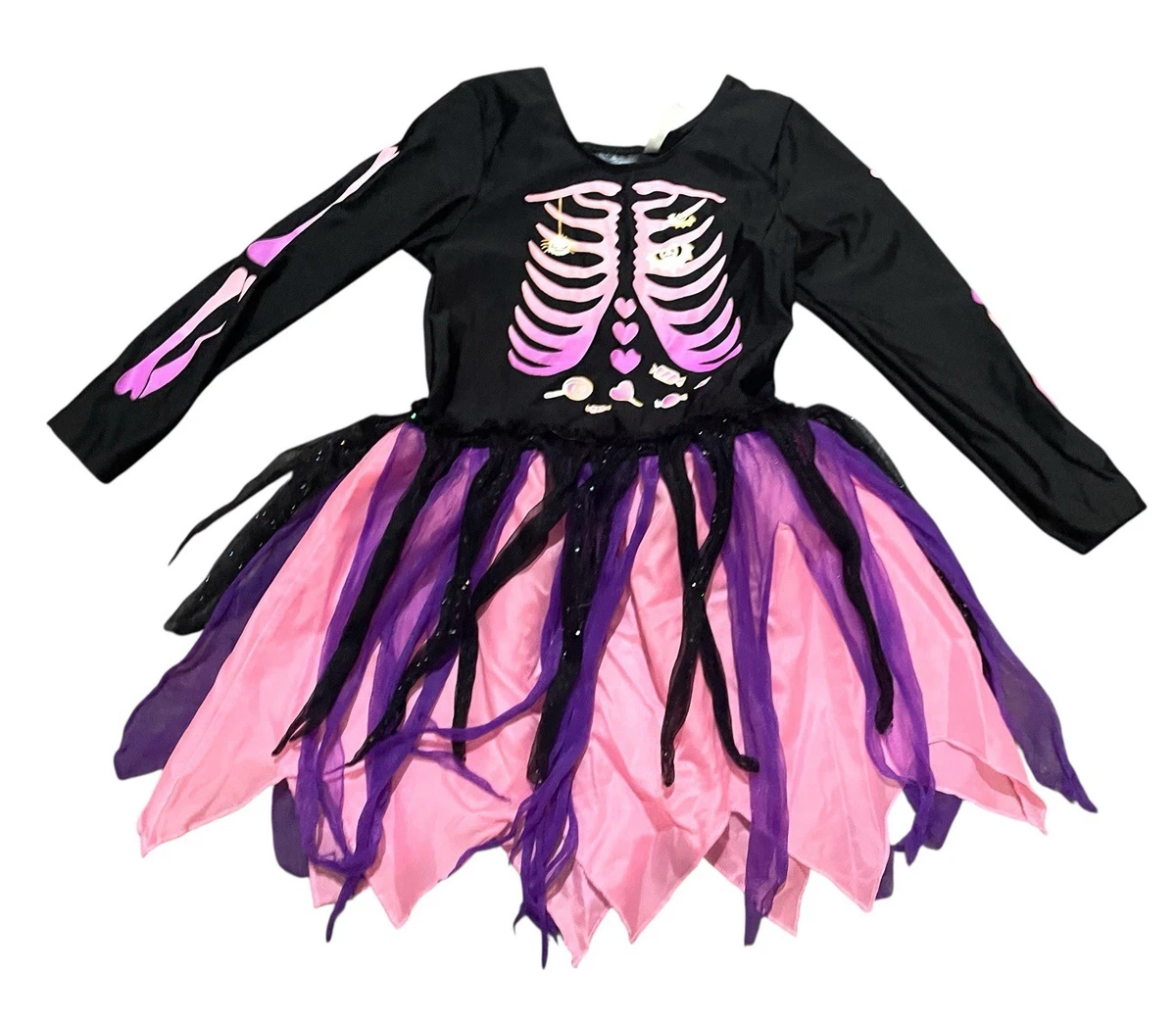 Skeleton Multi-Color Dress Costumes for Girls for sale | eBay