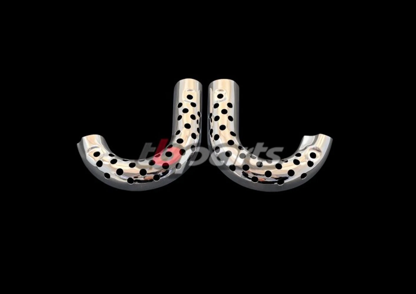 TB Parts Exhaust Guard Kit, Chrome - Z50 K3-K6