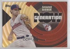 2022 Topps Series 2 Generation Now Gold 8/75 Shane Bieber #GN-40 13dz