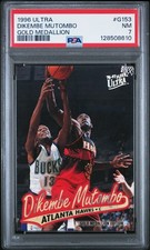 1996 ULTRA GOLD MEDALLION #G153 DIKEMBE MUTOMBO PSA 7
