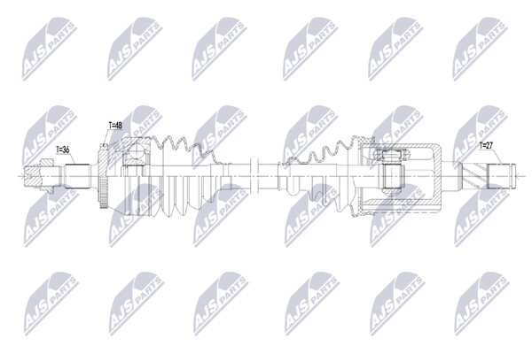 Antriebswelle NTY NPW-MG-002 FüR MG HS AS23 EHS Hybrid CSA6463 SAS23-image