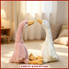 Long Neck Goose Plush Doll Soft Stuffed Animal Toy Cute Plushie Gift