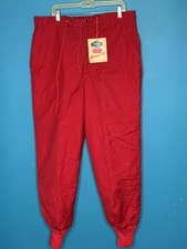NOS Vtg 50s Warmster BRIGHT Red Hunting Pants InsulAir Insulated Sz M *READ*