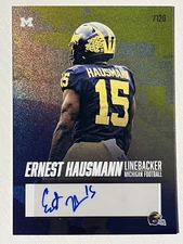 Ernest Hausmann 2025 Valiant Michigan Wolverines Auto Autograph /120