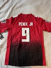 Michael Penix Jr Falcons Black and Red Jersey Mens Size Medium NEW