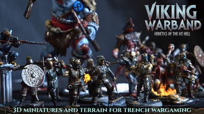 Heretic Viking warband 32mm scale