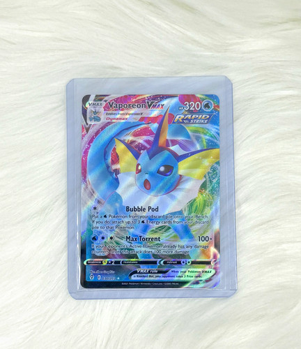 Pokemon Vaporeon VMAX 030/203 Evolving Skies Ultra Rare NM
