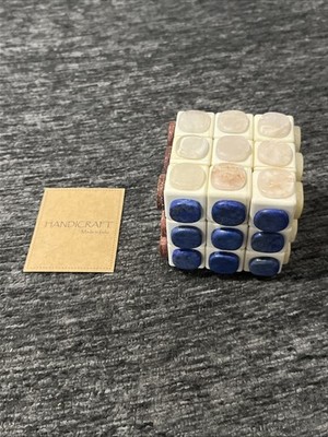 Handcrafted Puzzle Gemstone Puzzle Cube Made In India