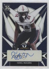 2021 Leaf Valiant Navy Blue 13/35 Israel Mukuamu #BA-IM1 Auto 0c6