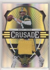 2006 Leaf Rookies & Stars Crusade Green Materials /250 Brett Favre #C-2 HOF 2r5