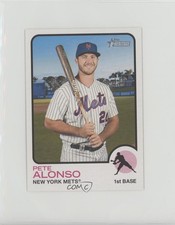 2022 Topps Heritage Oversized Base 1973 Topps /1000 Pete Alonso #OB-PA 2g8