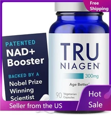NAD Supplement for Anti Aging and Cell Regeneration, 300 mg Niagen, 90 Caps